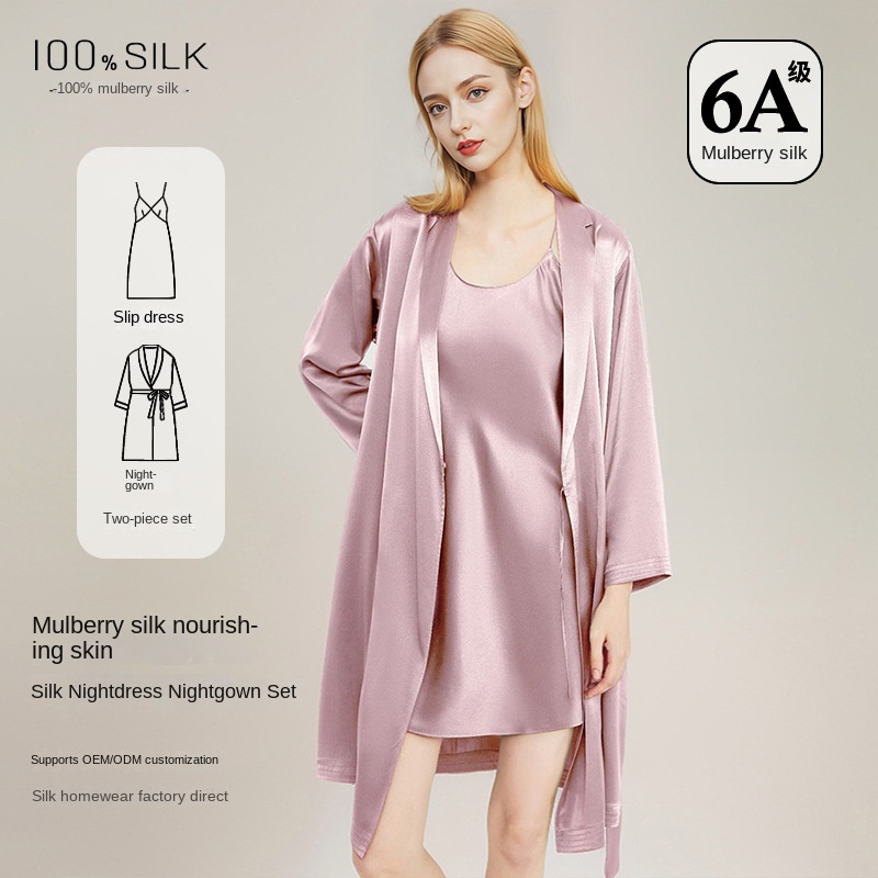 Conjunto de 2 Peças de Robe e  - Robe Silk Women avaliação e preço
