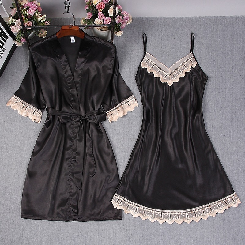 Moda feminina borgonha falso s - Robe Silk Women avaliação e preço
